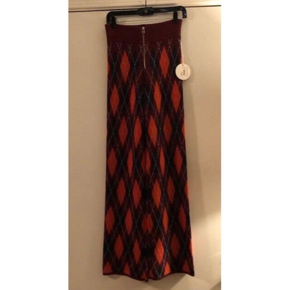 NEW WITH TAGS $275 STAUD DECK ARGYLE WOOL PANTS SIZE SMALL SOLD OUT EVERYWHERE! - Picture 7 of 8